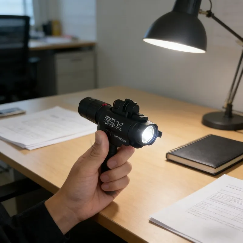 Neue 2-in-1 X400 Hochleistungs-Taschenlampe Laserpointer Passend für 20mm Schiene Spielzeug Airsoft Waffen Jagd CS Wettkämpfe Spiele Batterie Nicht Enthalten