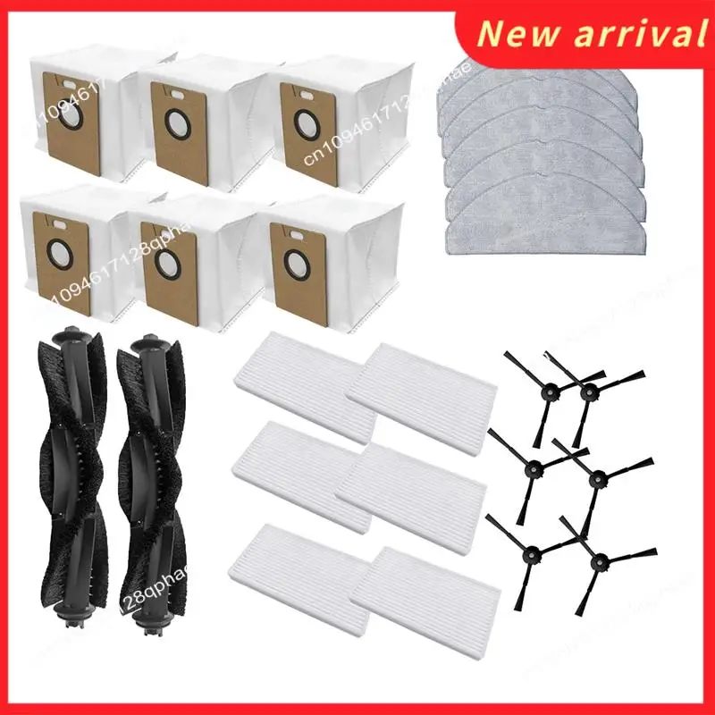 RV20 Max Plus / TP-Link Tapo RV30 Max Plus / RV30 Max / RV20 Max 로봇 진공청소기 메인 사이드 브러시, 물걸레, 필터, 먼지 봉투용 N89R