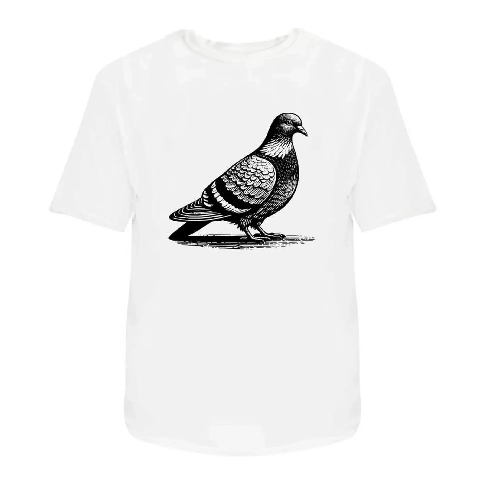 T Shirt quot Wood Pigeon Resting 100 Baumwolle S XXL TA051169 vintage Washed Stretched Soft homme graphic streetwear Versatile