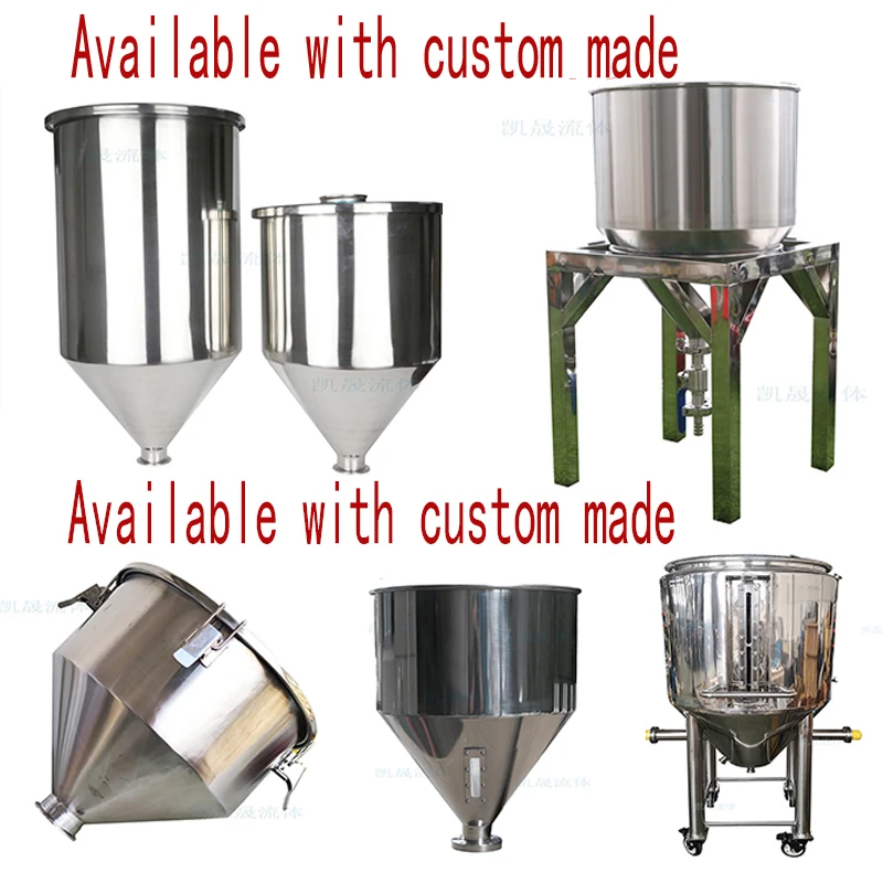 

ss304 Stainless steel small large funnel / stainless steel / mini Non-standard hopper Lid need to purchased separately