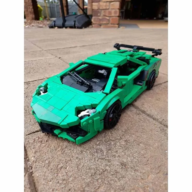 

MOC-88378 F1 Sedan Small Pellet Component Block Roadster Model 906PCS Kids & Boys Birthday Gift DIY Christmas Toy Gift