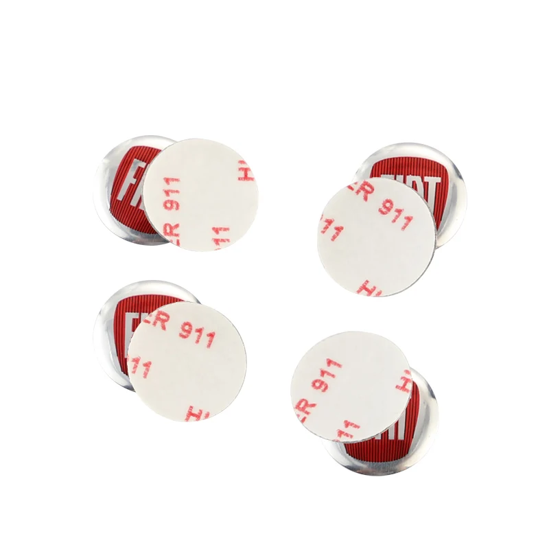 5/10 قطعة سيارة الألومنيوم مفتاح بعيد شعار ملصقات لشركة فيات أبارث 500 تيو بونتو دوكاتو ستيلو باليو برافو بوندو #5