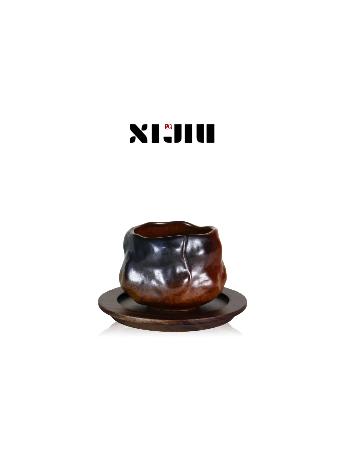 Retro  Ceramic Coffee Cup Gift Box Owner Cup Tea Cup Small Batch Glaze Change Concentrated Coffee Cup Handmade Craft