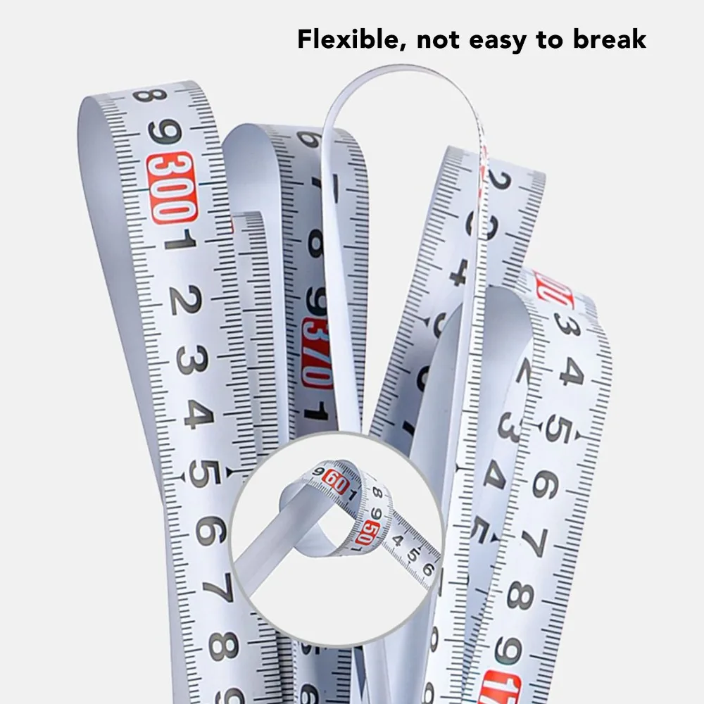 Self-Locking Self Locking Tape Measure High Accuracy Retractable Frosted Steel Tape Measure 3meterx19mm Carbon steel
