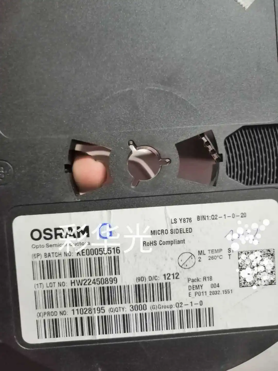 

50 шт./LS Y876-Q2S1-1-Z Micro SIDELED 3010 Side Red Super Red