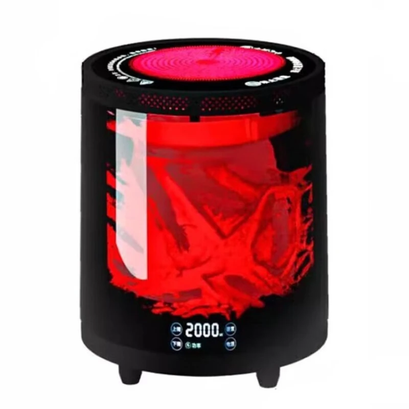 

electric heater whole house large area indoor heating furnace roasting stove intelligent voice electric heater fireplace