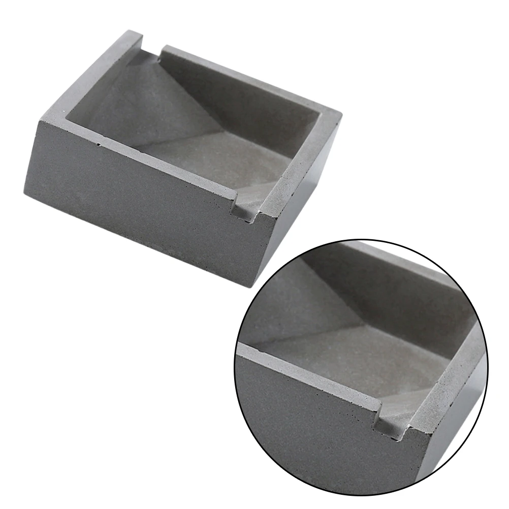 

Grey Ash Container Large Creative Ash Cement Ashtray Container For Home Office Desktop Decoration Modern Jar