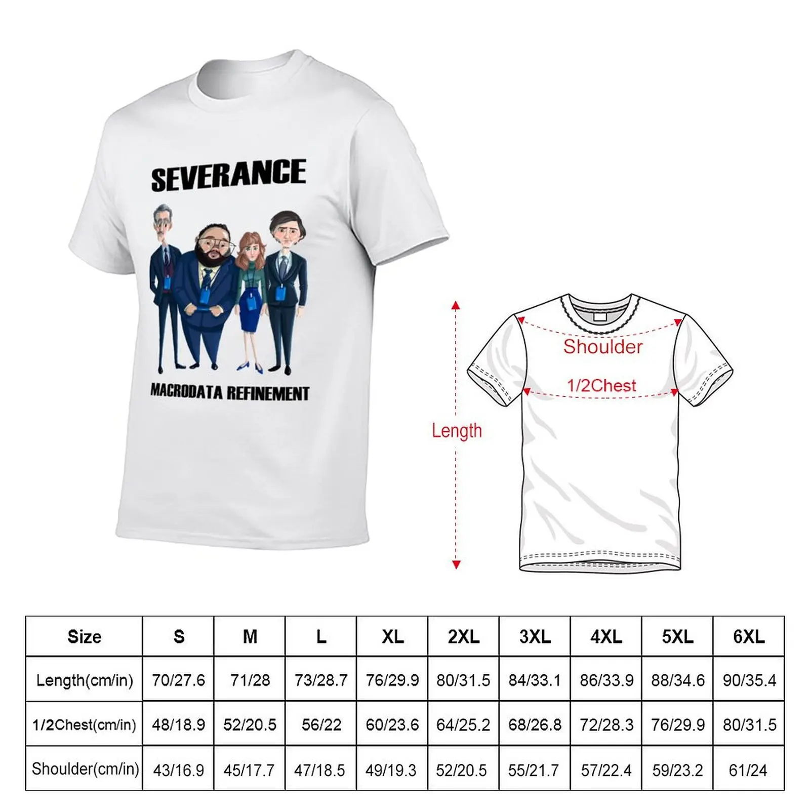 Severance Lumon macrodata refinement T-Shirt valentines clothes plus size tops men clothings