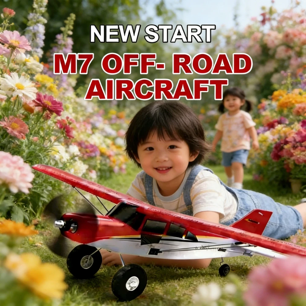 

QIDI560 RC plane M7 OFF-ROAD aircraft, brushless motor 4 channel high-speed foam RC glider fixed wing,toy that the children want