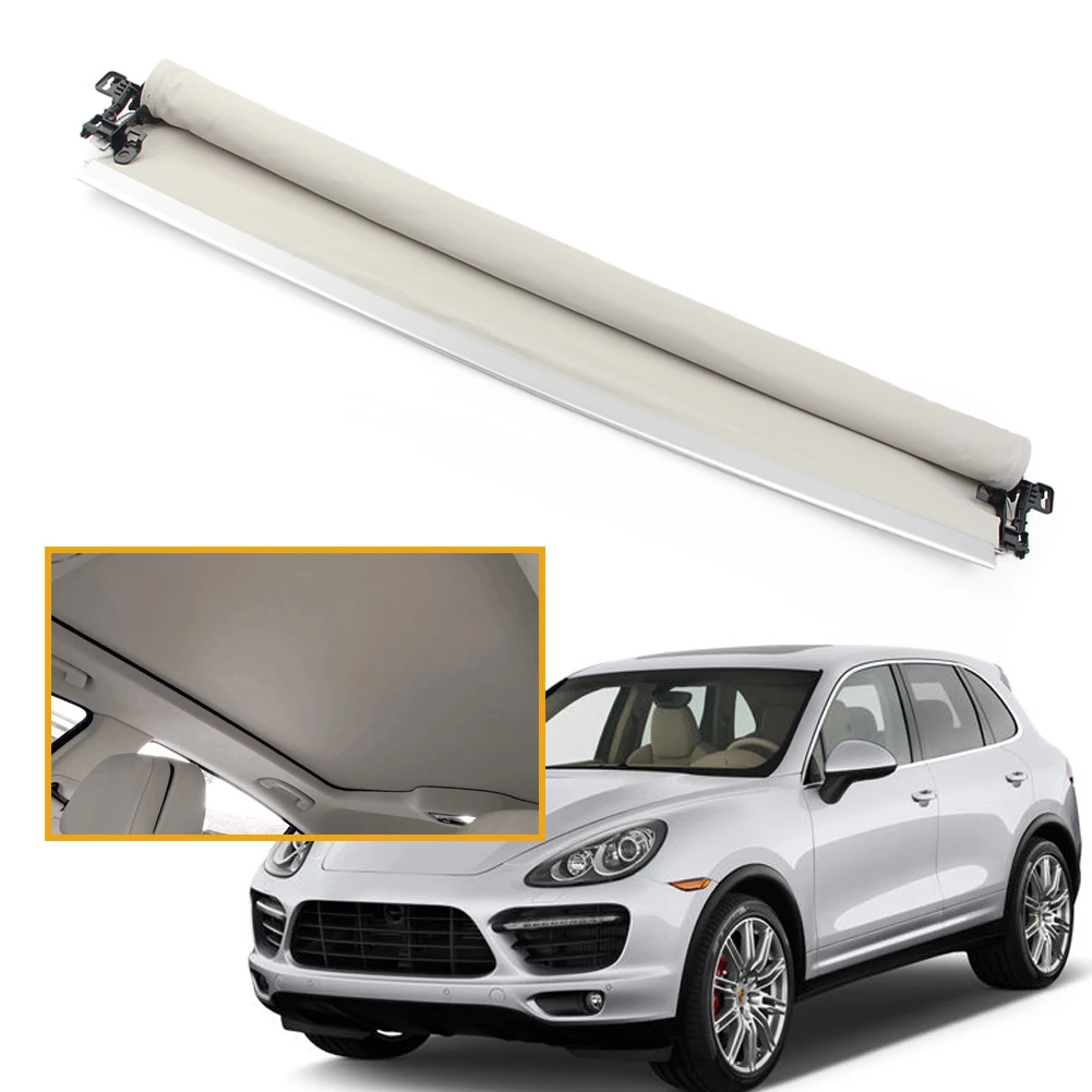 Car Sunshade Sunroof Sun Roof Shade Cover Curtain Assembly For Porsche Cayenne 2011 2012 2013 2014 2015 2016 2017 Gray