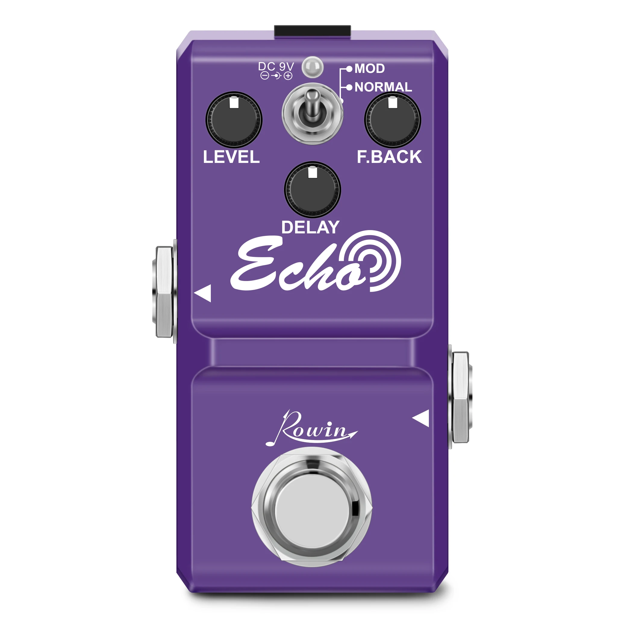 ROWIN Echo LN-314 Guitar Effect Pedal Echo Delay Analogue Effect Pedal True Bypass Pedal Mini Size Electric Guitar Accessories view 4