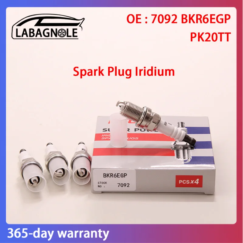 OE جودة 7092 BKR6EGP PK20TT اعة إيريديوم لتويوتا كامري كورولا هارير RAV4 مارك هايلاندر أفينسيس 2006 2005 2003 #1