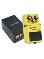 BOSS SD-1 Super Overdrive Guitar Pedal LEVEL / TONE / DRIVE Adjustable Portable Supports Battery-Powered Monoblock Effect Pedal