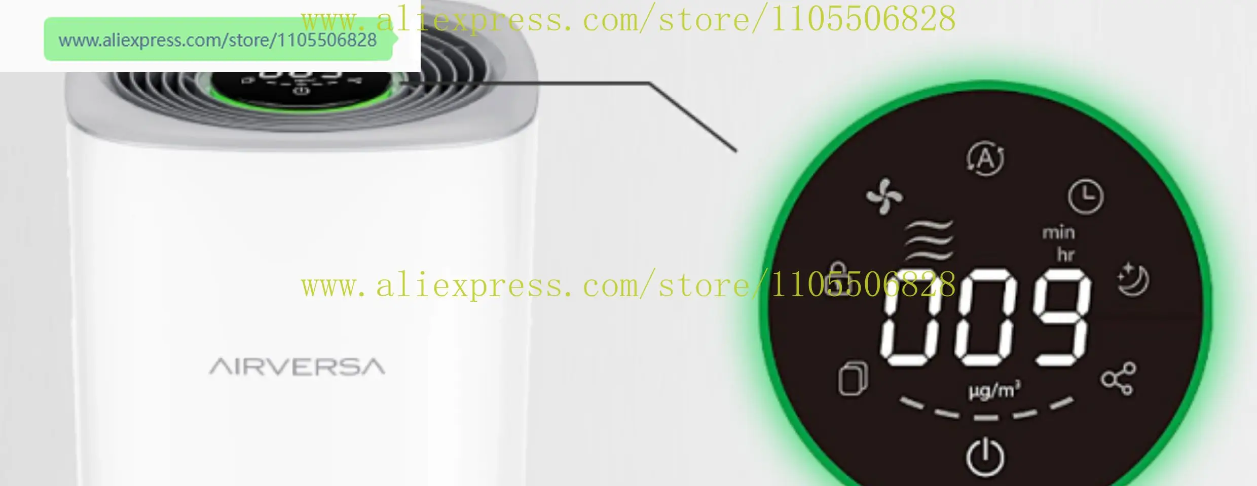 Airversa Purelle AP2 Smart indoor air purifier PM2.5 formaldehyde thread