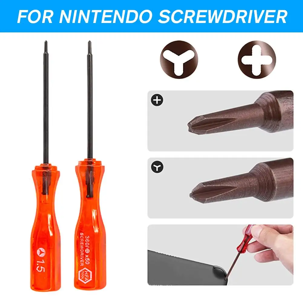 Открытый инструмент для отвертки Nintendo Cross & Y для 2DS, 3DS XL, ремонт отверток, обслуживание, ручной инструмент, игровые устройства K3Z5