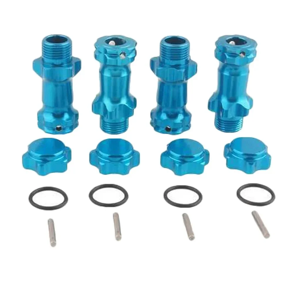 Wheel Hex Hub M17 17mm M23 23mm / 30mm Extension Adapter 12mm Cap Anti-Dust x 4 Longer Combiner Coupler For 1/8 RC Car HSP