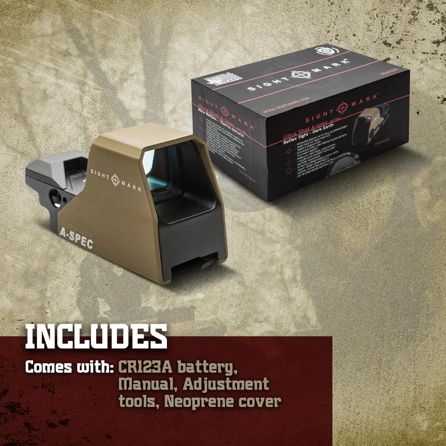 กล้องเล็ง Ultra Shot ASpec สำหรับการยิงเป้าแม่นยำและการจับเป้าอย่างรวดเร็วในการฝึกยุทธวิธีการล่าสัตว์และกิจกรรมกลางแจ้ง