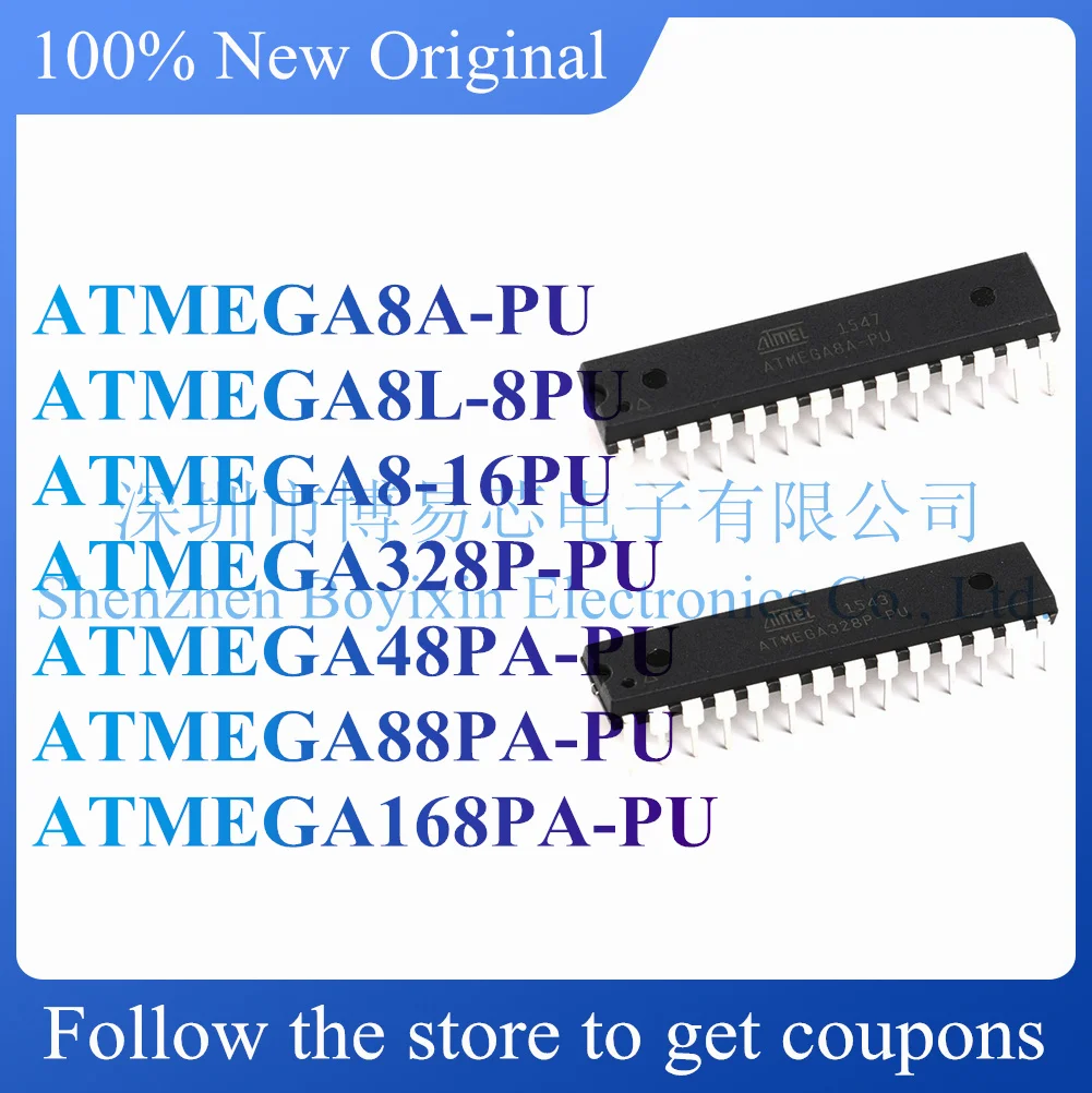 NEW ATMEGA8A-PU ATMEGA8L-8PU ATMEGA8-16PU ATMEGA328P-PU ATMEGA48PA-PU ATMEGA88PA-PU ATMEGA168PA-PU Original genuine