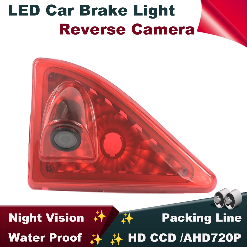 Car Third Brake Light Rear View Camera For Renault_Master Nissan-NV400 Opel_Movano 2010-Current Night Vision Light Backup Camera