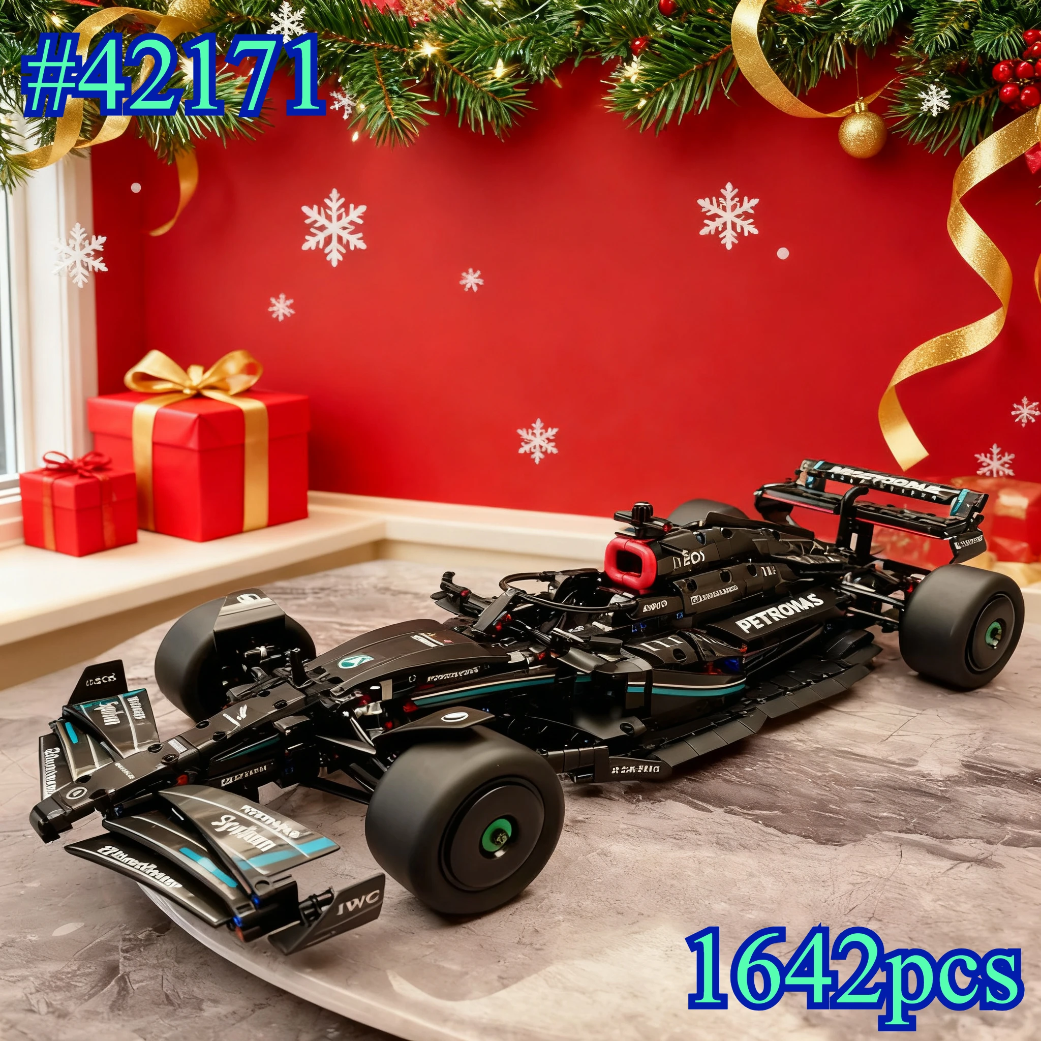 Racing car model supercar 42171 Building Blocks Sets Compatible with Legoed Particles Suitable for Christmas Gifts 1642pcs