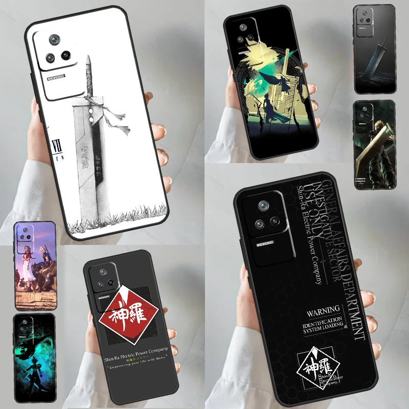 Final Fantasy VII Case For Xiaomi 13 14 Ultra 12 Lite 11T 12T 13T Pro POCO M6 Pro X6 X5 X3 F3 F5 M5s Cover