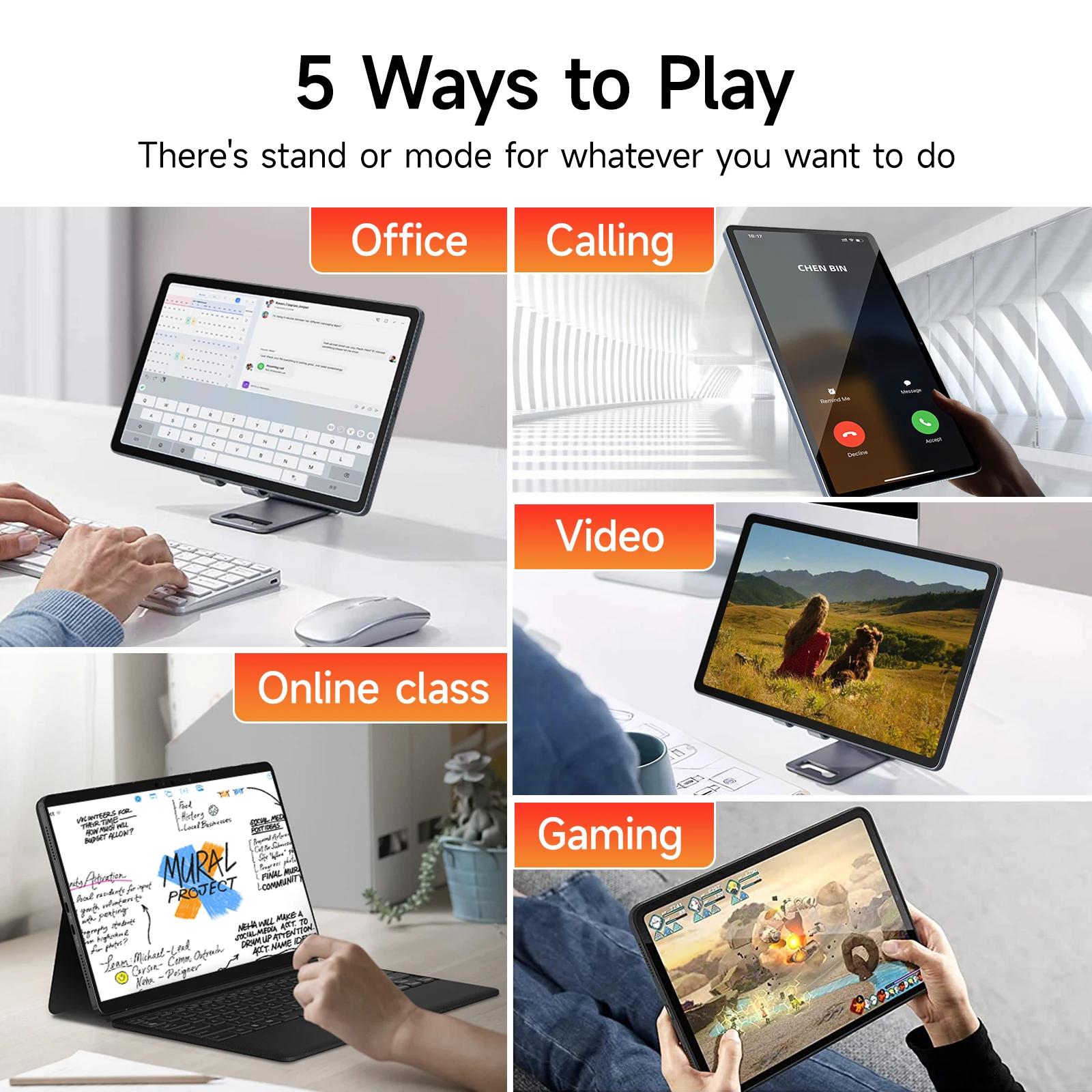 SUXI A3 (A20) أندرويد 14 تابلت 10.1 بوصة |   T606 ثماني النواة |   ذاكرة وصول عشوائي 12 جيجا (4+8) + ذاكرة قراءة فقط 128 جيجابايت |   4G LTE SIM |   واي فاي مزدوج |   كاميرا 5 ميجابكسل + 13 ميجابكسل |
