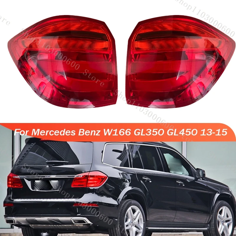 

Задний фонарь для Mercedes Benz W166 GL350 400 GL450 500 2013-2015, предупреждающий задний фонарь тормоза A1669067301 A1668201164 A1669067501