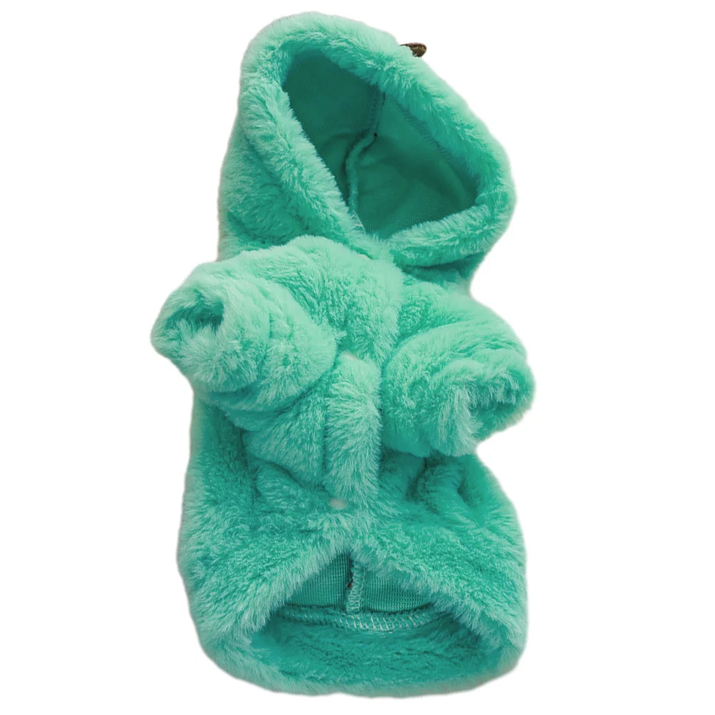 

Pet Hoodie Dog Coat Thickened Puppy Outfit Winter Warmth Clothes Stylish Breathable Dog Clothes Photo Prop Costume