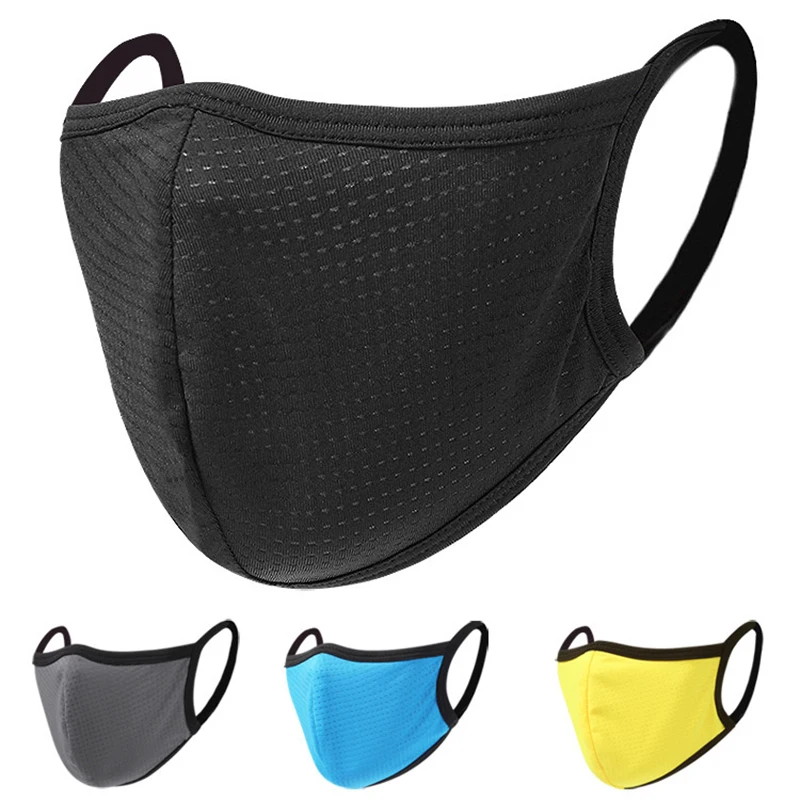 Summer New Ice Silk Fast Dry Mesh Double Breathable Dust And Ash Mask For Men And Women Four Seasons Outdoor Cycling Wind Shield