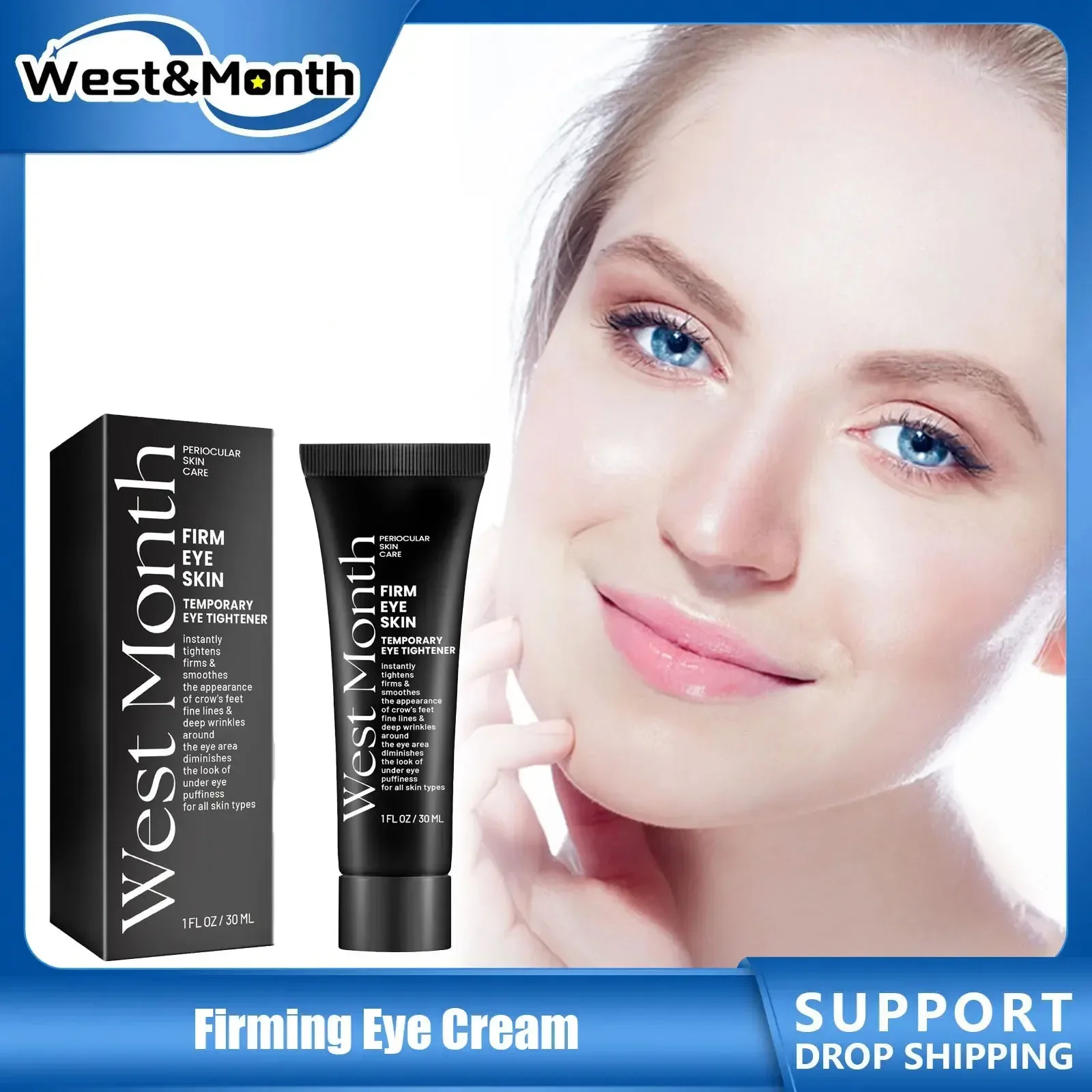 Remove Wrinkles Puffiness Smoothing Eye Bags Lighten Dark Circles Fine Lines Whitening Anti Aging Eye Cream