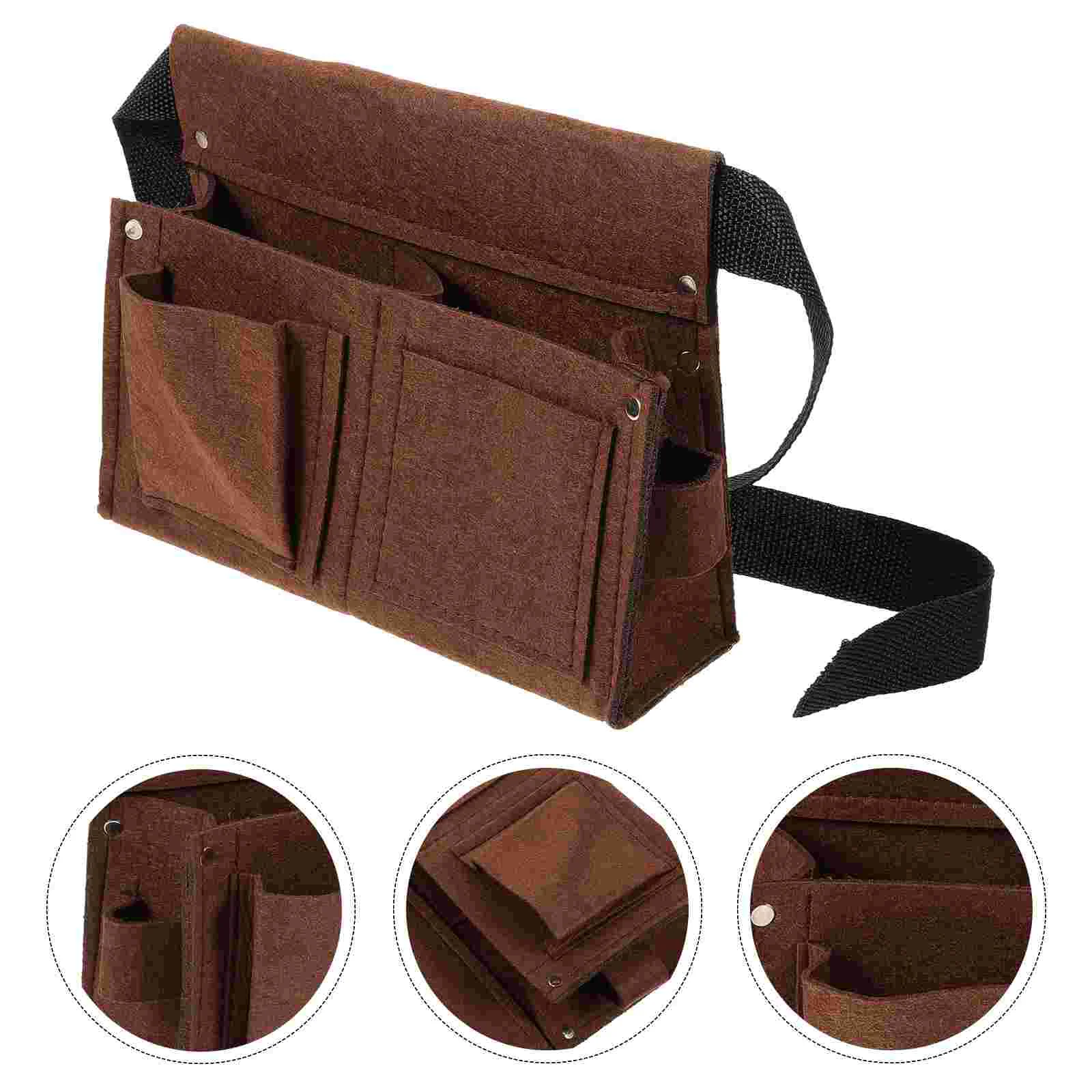 Carpentry Tool Kit Belt Pouch with Pocket Small Fanny Pack Belts for Men Construction Portable Bag Chemical Fiber Carpenter Man