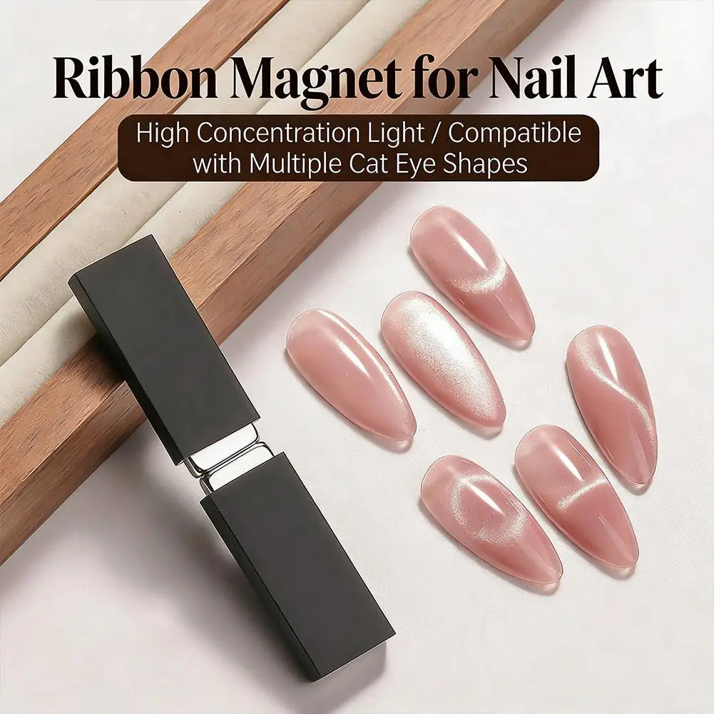 

Magnetic Nail Art Wand for Cat Eye Gel Polish Professional Salon Quality Tool with Precise Magnet Easy to Use Lightweight