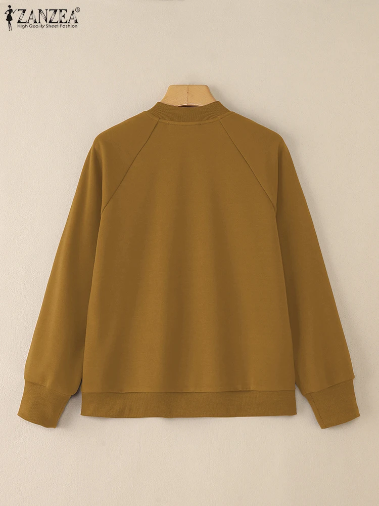 سترات نسائية عصرية لخريف 2025 من ZANZEA معاطف محبوكة متينة بأكمام طويلة ملابس خارجية غير رسمية للعمل ملابس خروج نسائية Chaqueta