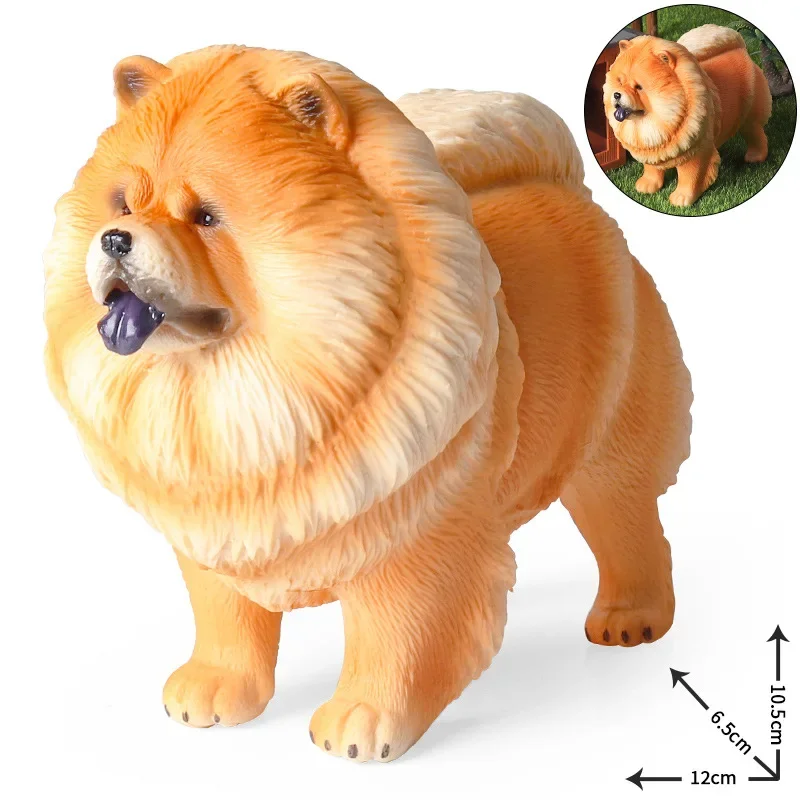 Children Cognitive Simulation Solid Animal Large Pine Lion Dog Golden Retriever Model Home Car Decoration Toy