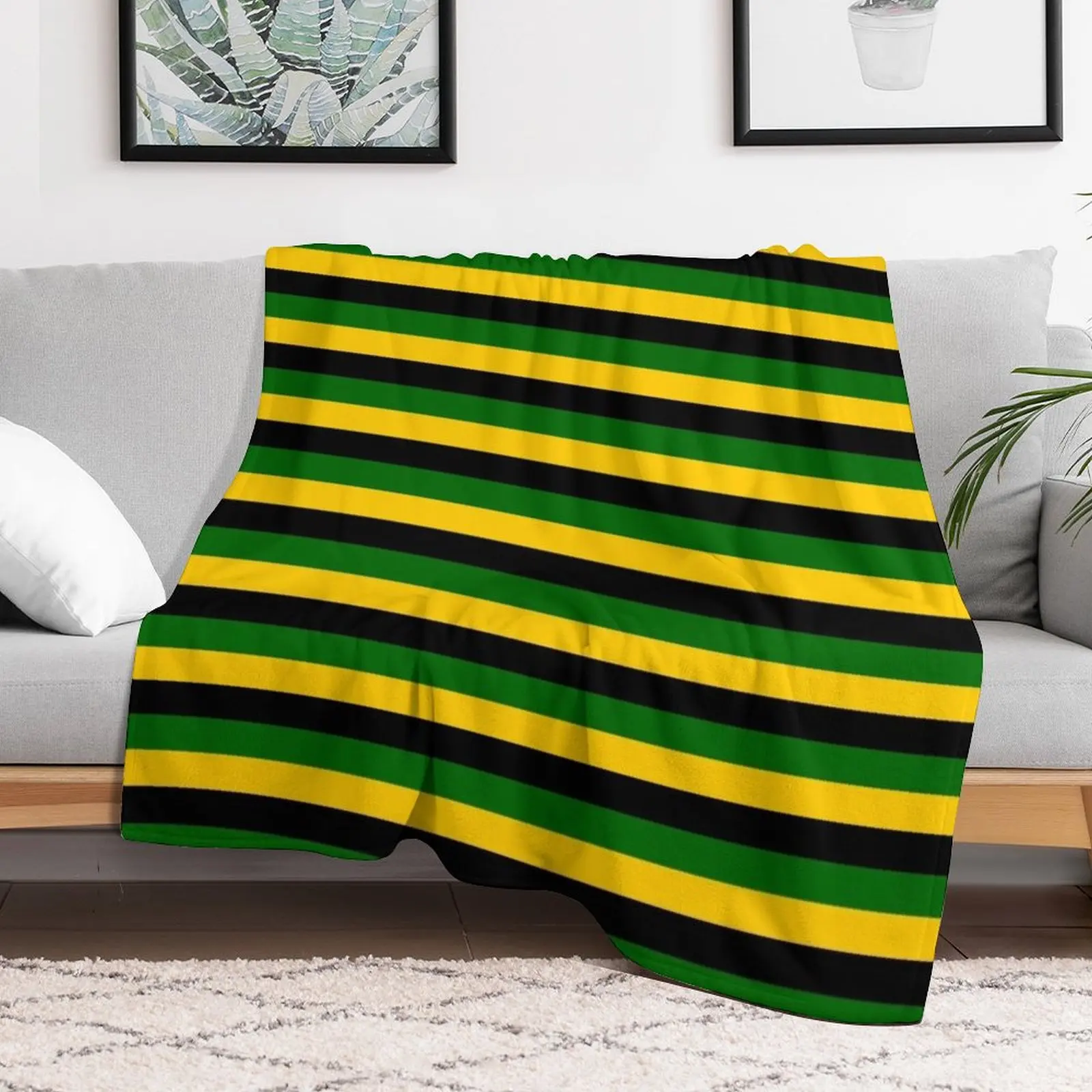 Northampton Saints Rugby Striped Throw Blanket Winter beds Polar valentine gift ideas Blankets