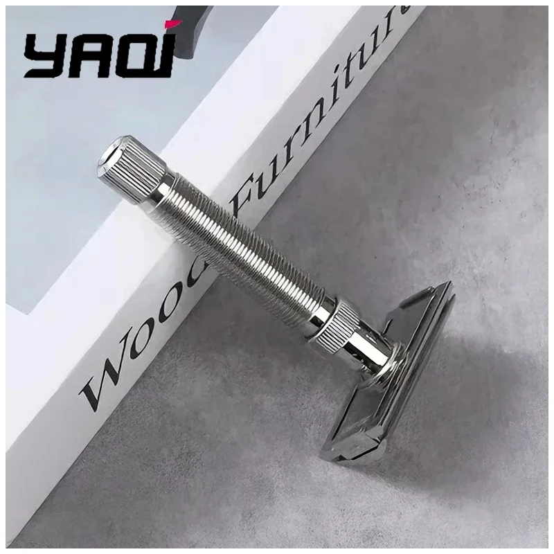 YAQI Chrome Color Beard Shaver Aluminum Handle Safety Razor Classic Shaving Tool For Men Razzo Rocket 2026