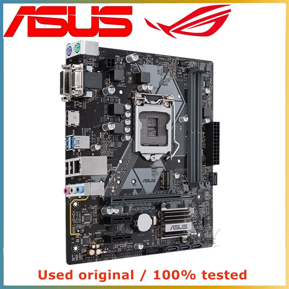 For ASUS PRIME H310M-A Computer Motherboard LGA 1151 DDR4 32GB For Intel H310 Desktop Mainboard PCI-E 3.0 X16