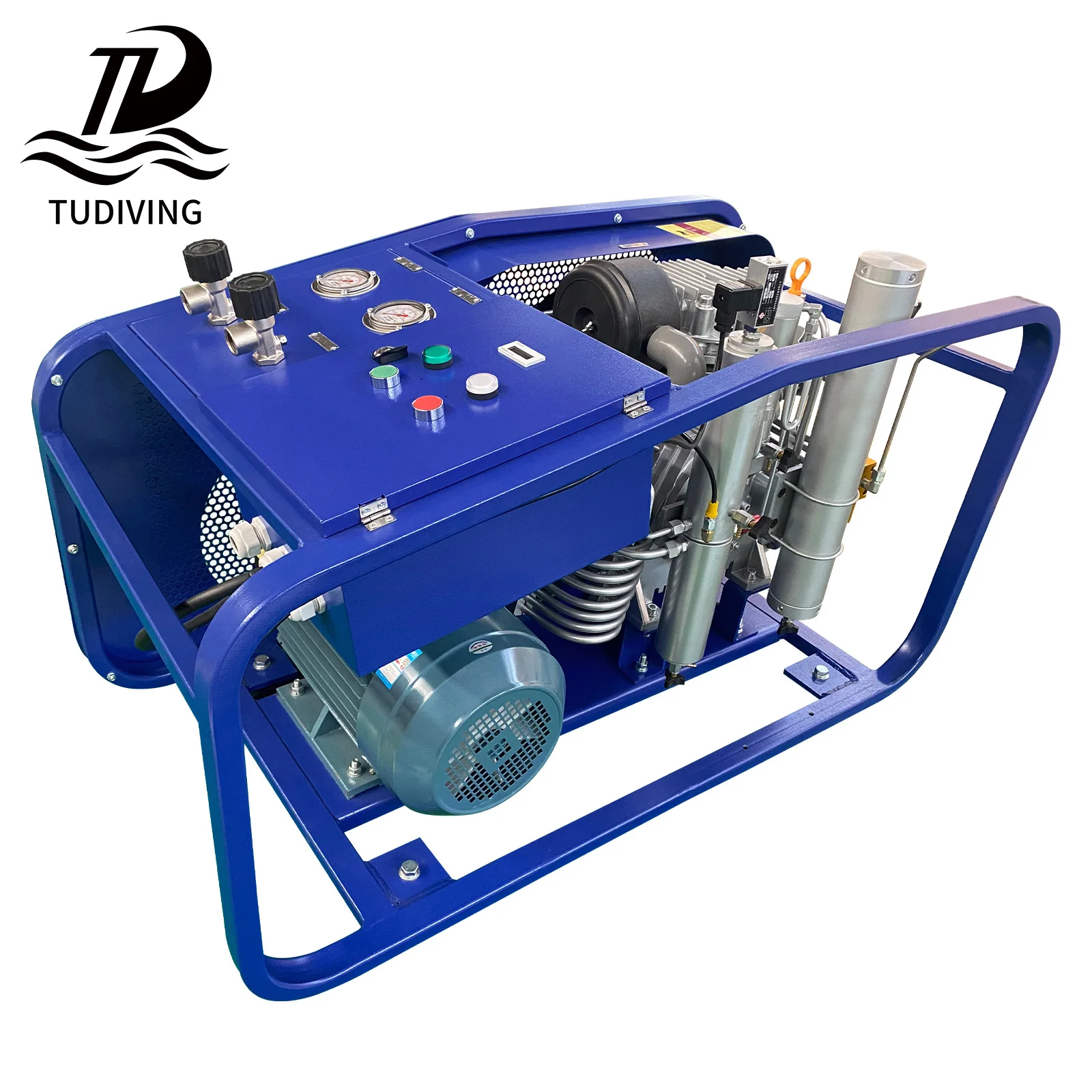 TUDIVING Factory Wholesale Big-capacity Three-cylinder 300L 4500psi High Pressure 7.5KW Snorkeling Scuba Diving Air Compressor