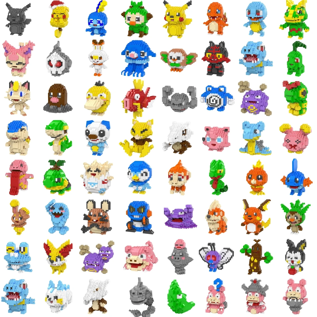 어린이용 포켓몬 소형 블록, 나노블록, 리자몽, 가이오그라, 그란돈, 레이콰자 모델, 교육용 그래픽 장난감, 생일 선물