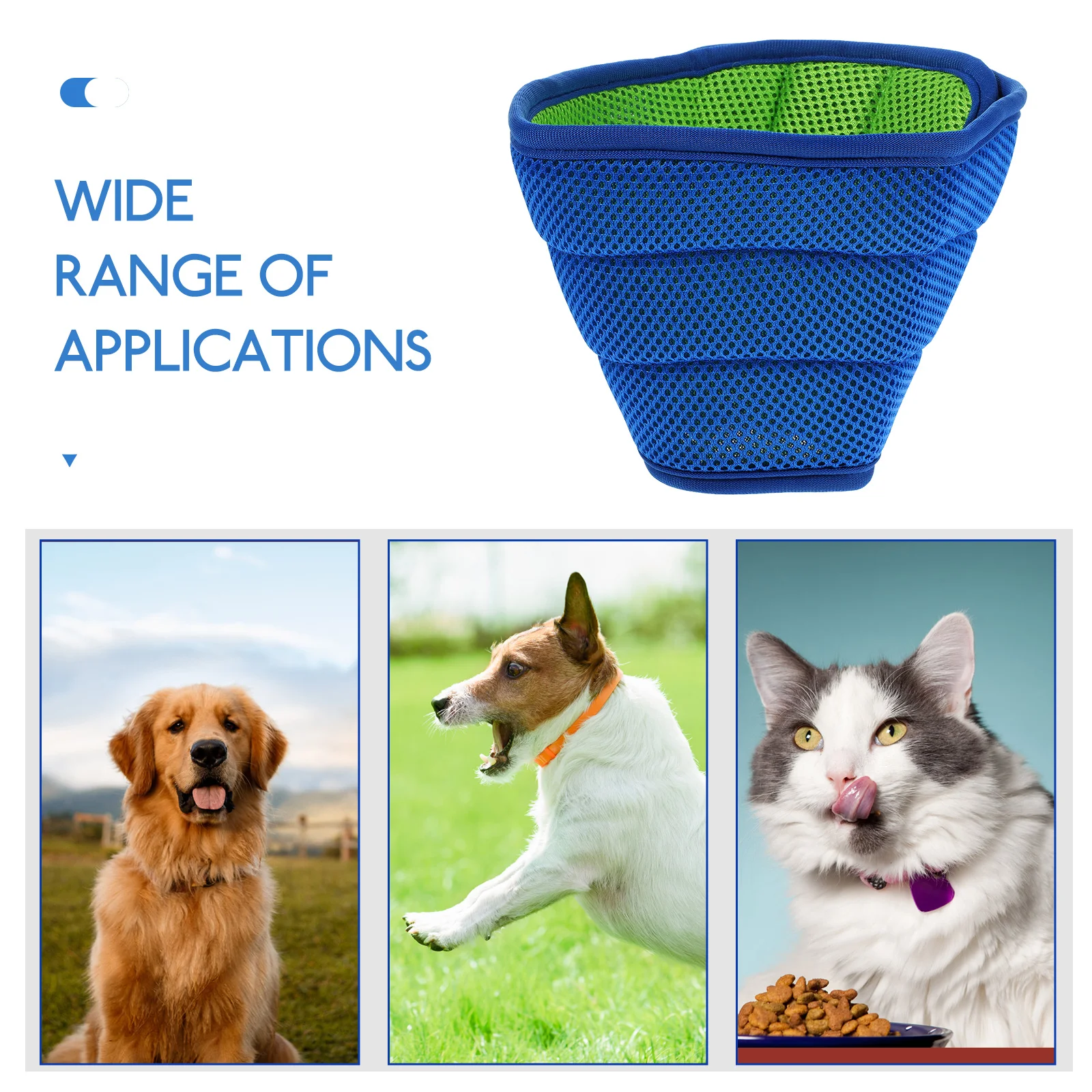 

Dog Cat Recovery Collar Anti-Bite Protective Comfortable Wearing for Surgery and Injury Recovery Dog Cone Pet Collar