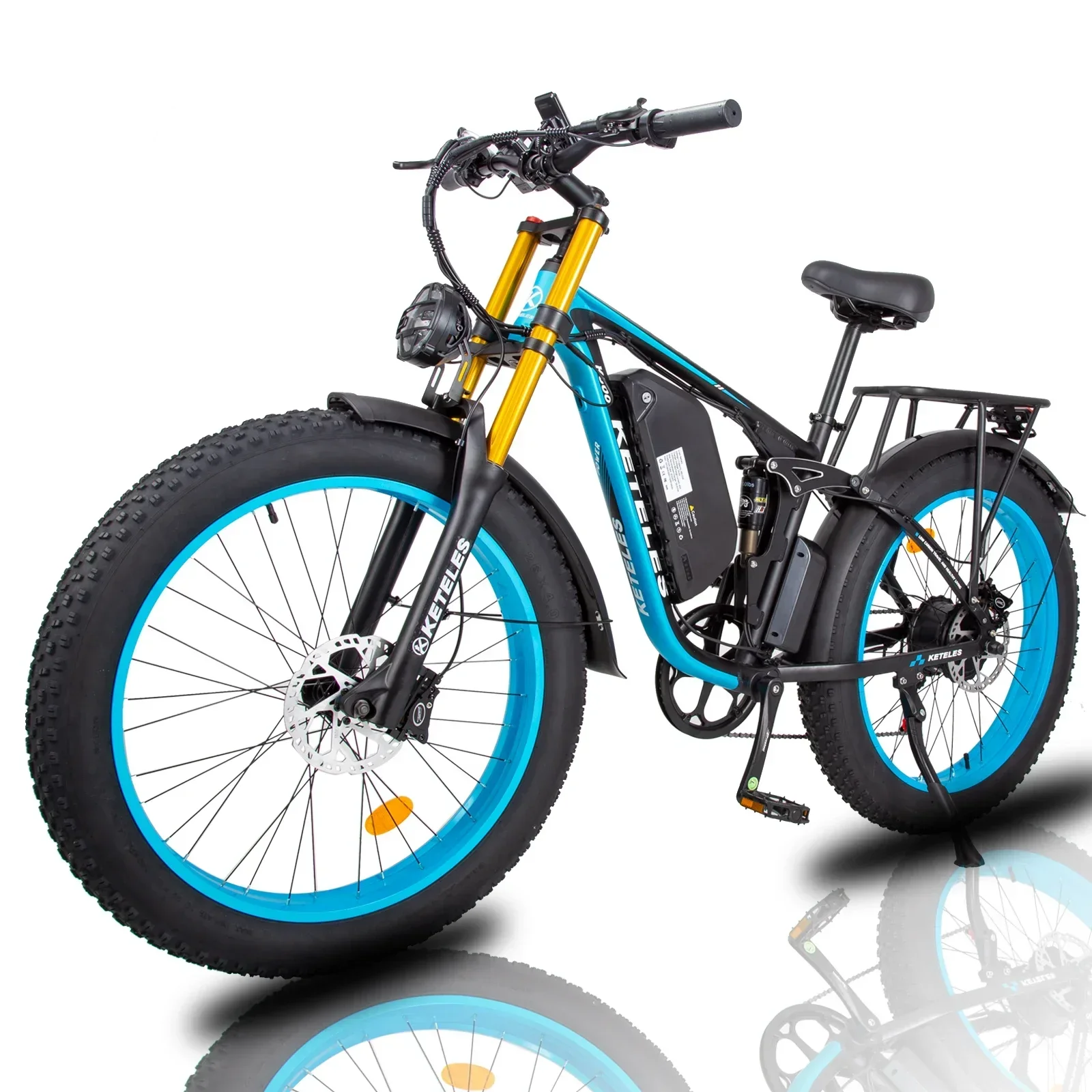 KETELES 2023 Hot Sale K800PRO 1000W 48V 18/23AH Electric Bike E bike bicycle with 26inch Fat Tire electric dirt bike