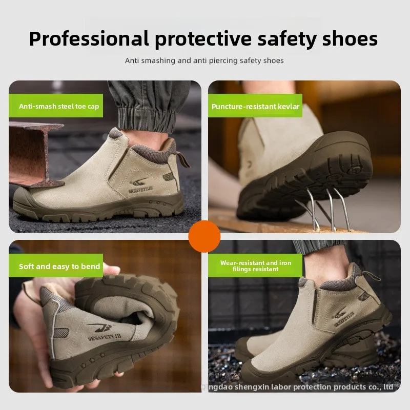 الشتاء الرجال الأحذية أحذية عمل أحذية أمان دافئة مكافحة تحطيم الصلب تو المضادة للثقب النساء الأحذية ارتداء مقاومة للانزلاق 2025 الشتاء #3