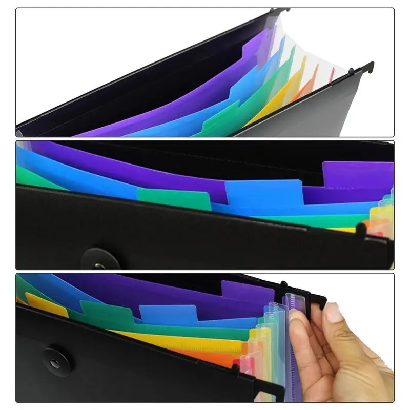 Filing Folders Hanging With Tabs Expandable Accordian Pockets File Storage Large Capacity Filing Cabinet Suspension Files For