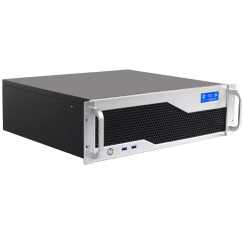 Upgrade 3U Chassis 400 Short Rack MATX Compact ATX Power Supply 3.0USB Temperature Control Screen Industrial Host Server