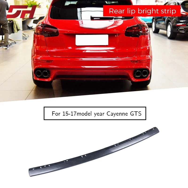 

95850572500G2X rear lip black decorative strip for Porsche Cayenne GTS 958.2 2015-2017