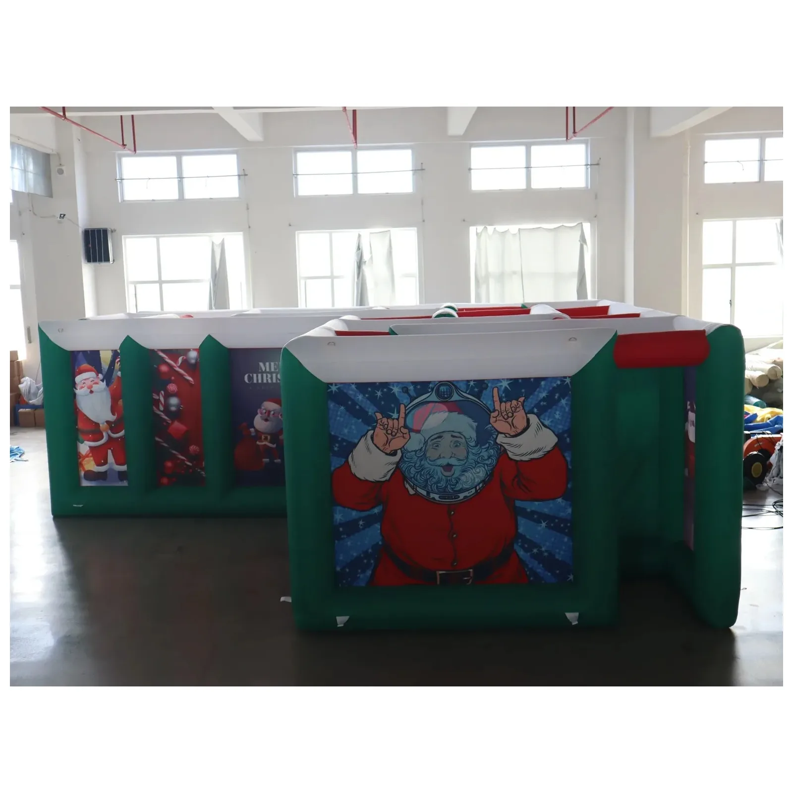 Inflatable Maze 6X6m 20X20ft Commercial Event with Blower Sports Challenge Party Events Kids and Adults Outdoor Rental Fun