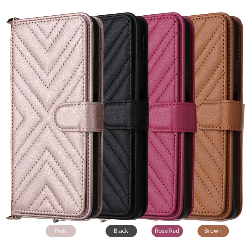 

For OPPO A40 A40M magnetic mobile phone case high -end skin -friendly multi -function wallet OPPO A40 4G A60 5G protect Case