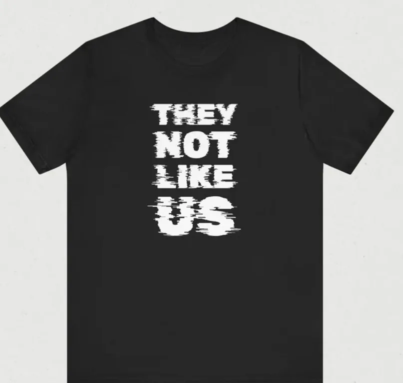 They Not Like Us Shirt, Kendrick Lamar Shirt, Euphoria, Rapper Gift, Hip Hop Mus