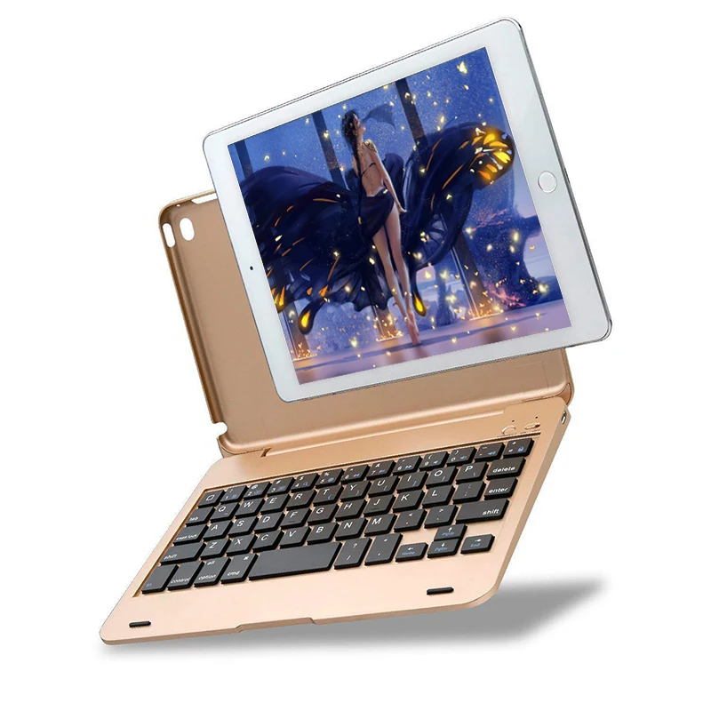 Imagem -04 - Folio Teclado Inteligente para Ipad Mini 8.3 Polegada Teclado sem Fio Bluetooth para Ipad Mini1 7.9 Magia à Prova de Choque Capa Case