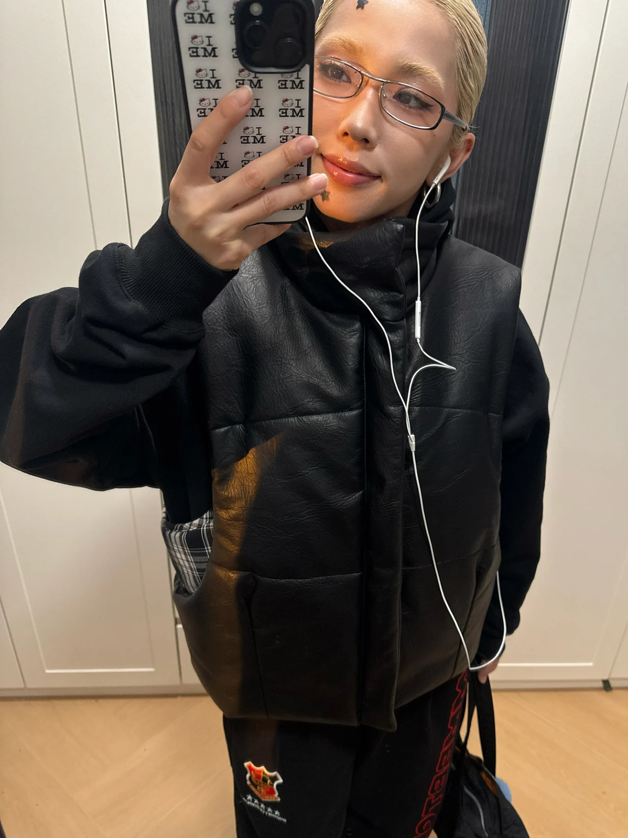 

MMBBT Original Plaid Leather Vest Women Outerwear Winter New Sle Warmth Layering Svel Jaet Stand Collar Zipper